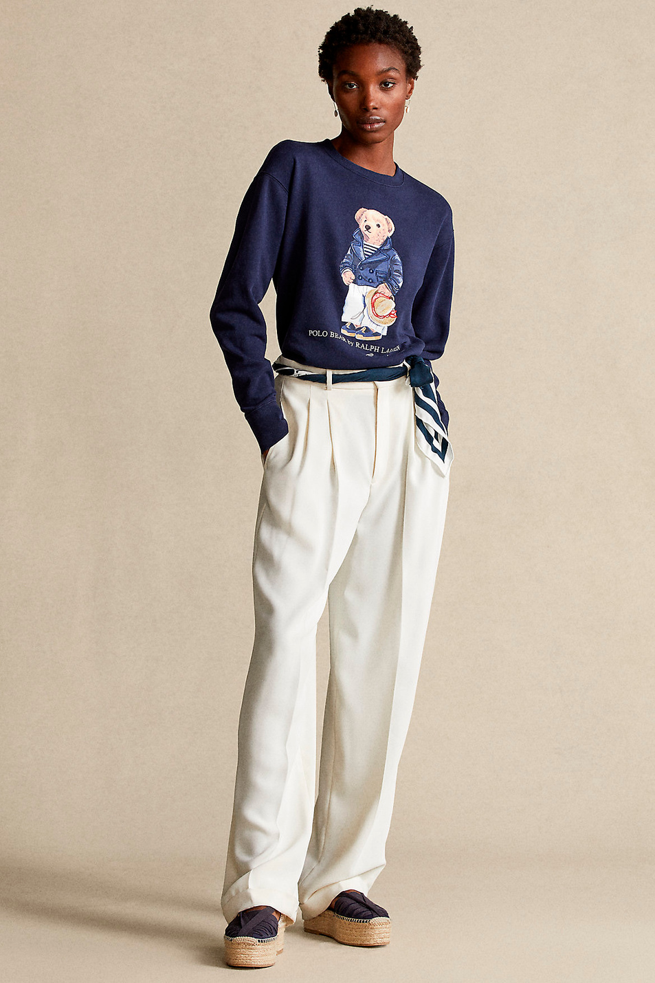 Женский Polo Ralph Lauren Свитшот Polo Bear из флиса (цвет ), артикул 211827921001 | Фото 2