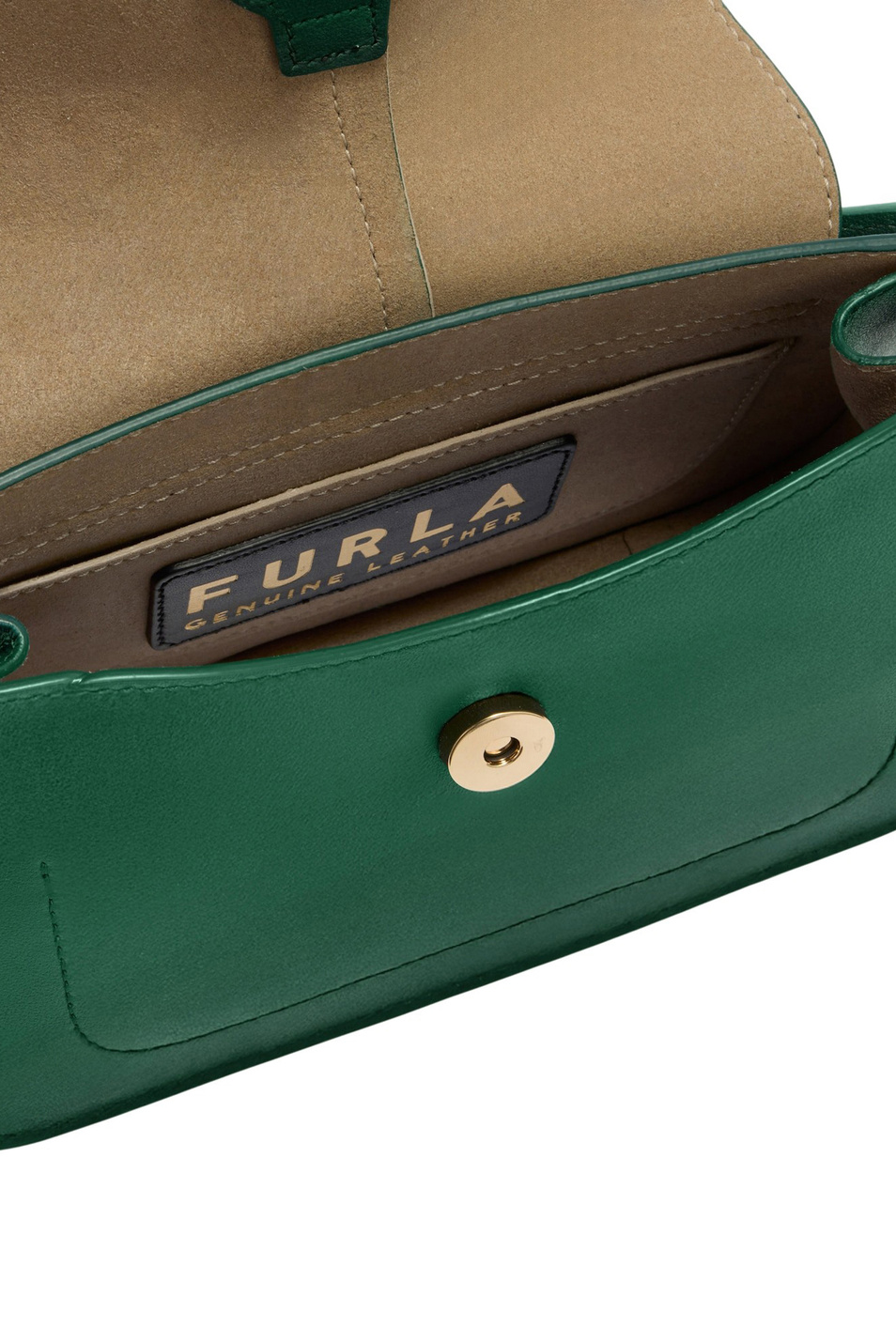 Сумка FLOW MINI из натуральной кожи|Основной цвет:Зеленый Женский Furla Сумка FLOW MINI из натуральной кожи (цвет ), артикул WB01032-BX2045 | Фото 3