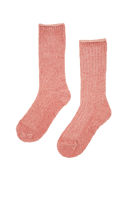 Однотонные мягкие носки|Основной цвет:Розовый|Артикул:3612451 | Фото 1