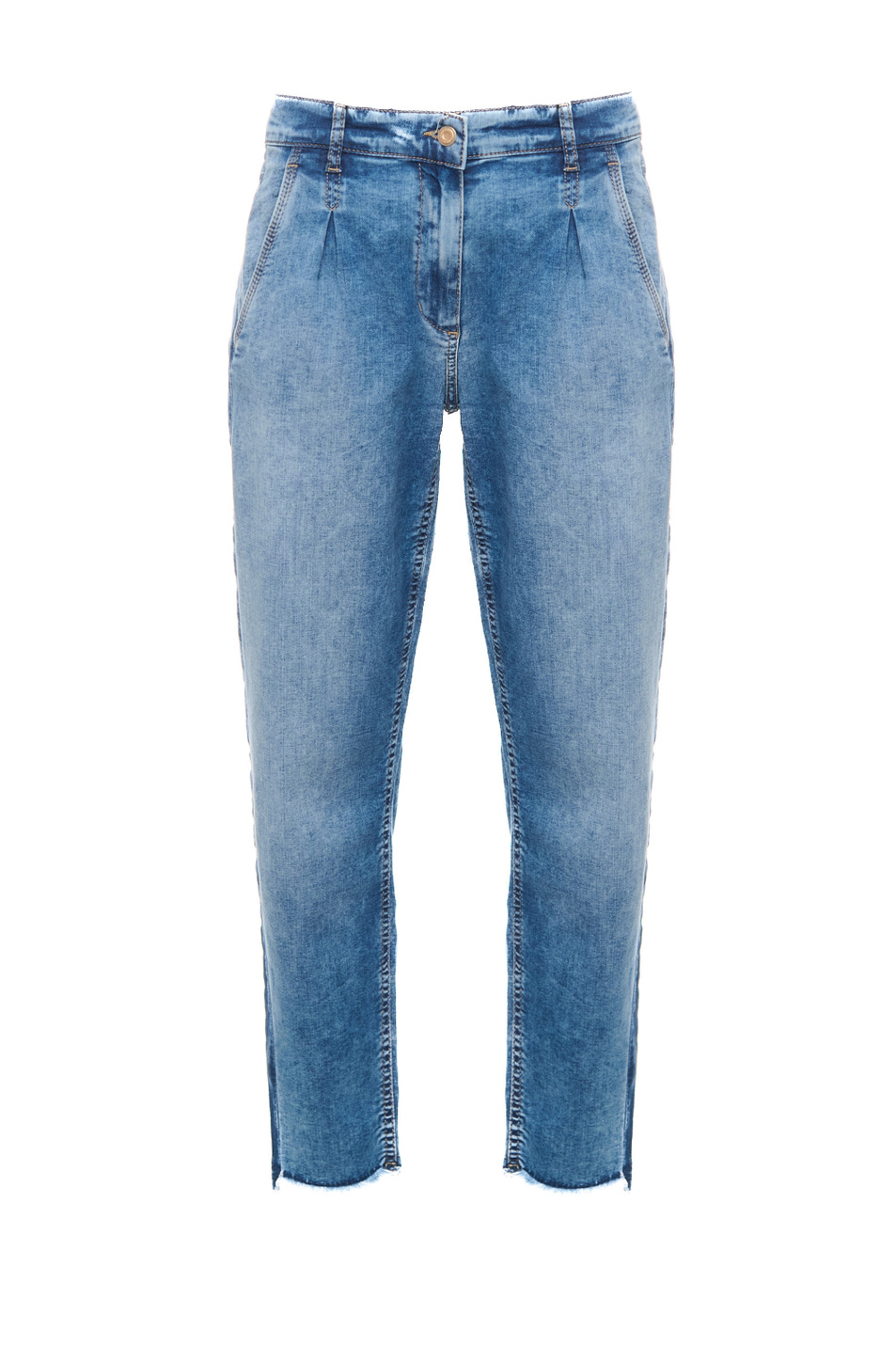 Женский Gerry Weber Джинсы с необработанным краем (цвет ), артикул 822045-66833-Barrel Leg | Фото 1