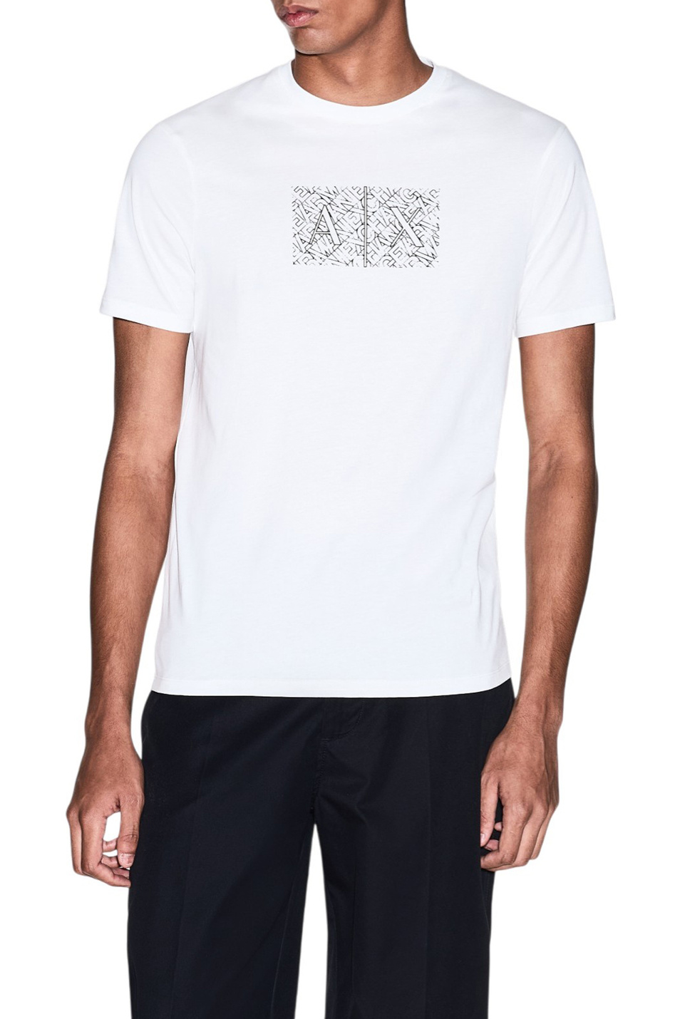 Мужской Armani Exchange Футболка из хлопка (цвет ), артикул XM002784-AF10356 | Фото 3