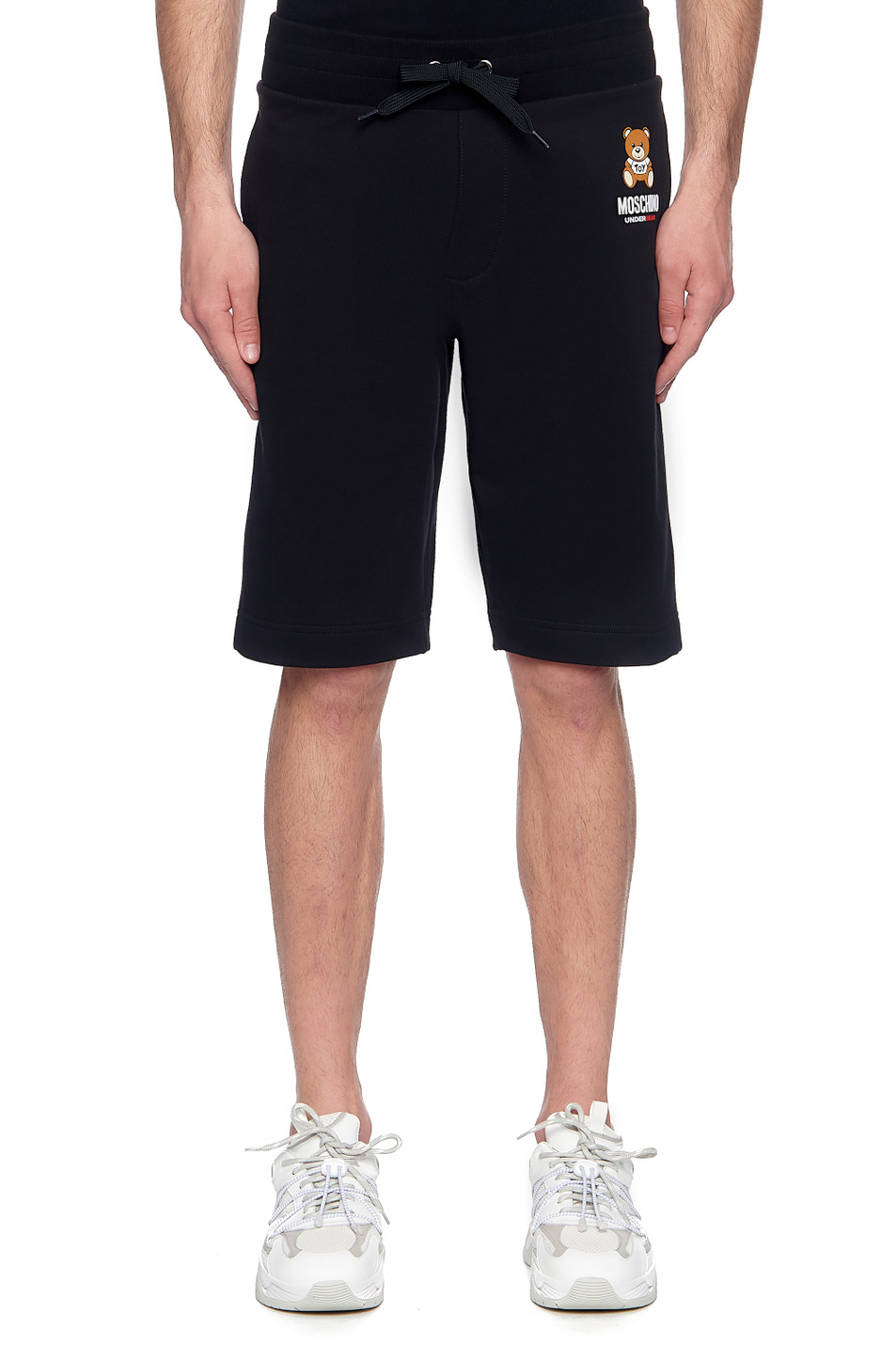 Мужской MOSCHINO underwear Шорты из эластичного хлопка с логотипом (цвет ), артикул A4325-8120 | Фото 1