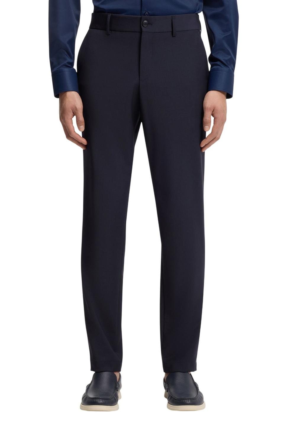 Мужской BOSS Брюки Genius из смесовой шерсти (цвет ), артикул 50556758 | Фото 3