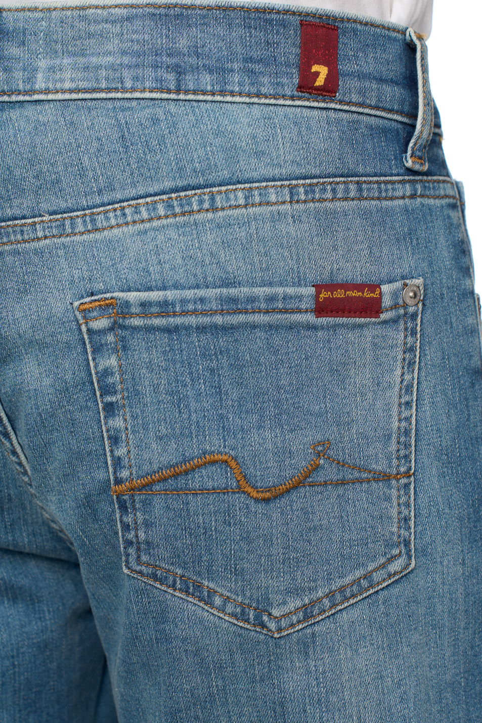 Мужской 7 for all Mankind Джинсы из эластичного хлопка (цвет ), артикул JSMXC120CL | Фото 6