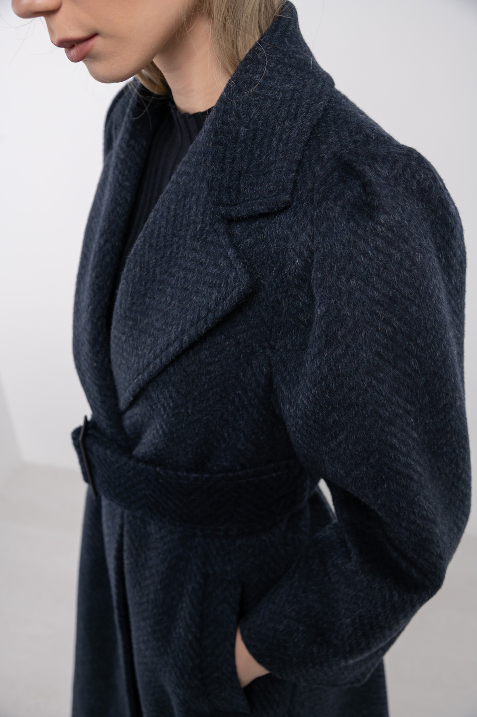Emporio Armani Пальто из смесовой шерсти (цвет ), артикул 9NL18T-92701 | Фото 7