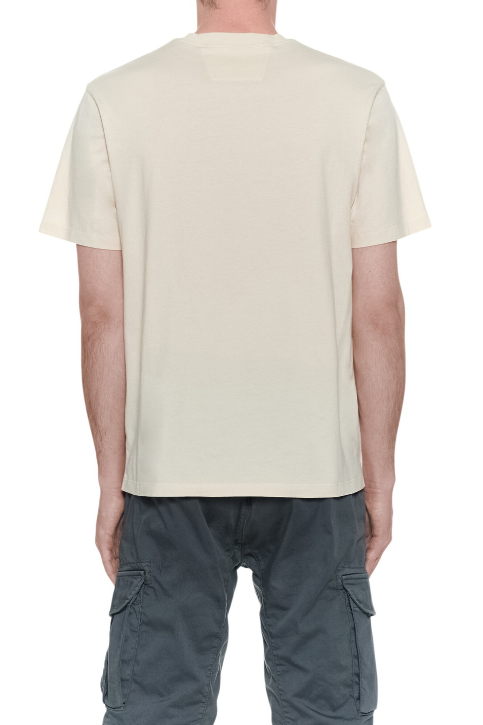 Мужской C.P. Company Футболка из хлопка с принтом (цвет ), артикул 20CMTS085A005100W | Фото 5