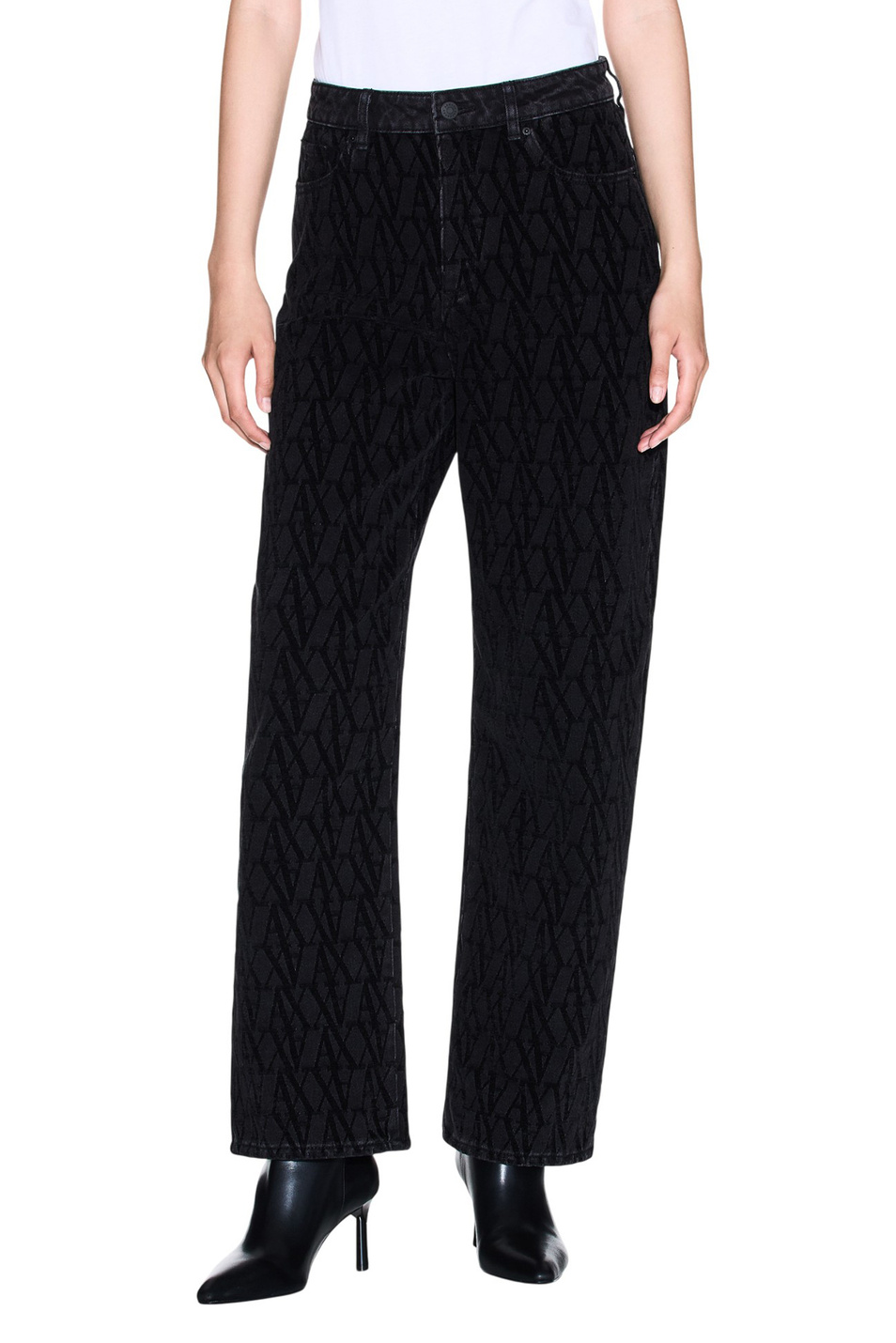 Женский Armani Exchange Джинсы с принтом (цвет ), артикул XW000100-AF16092 | Фото 3