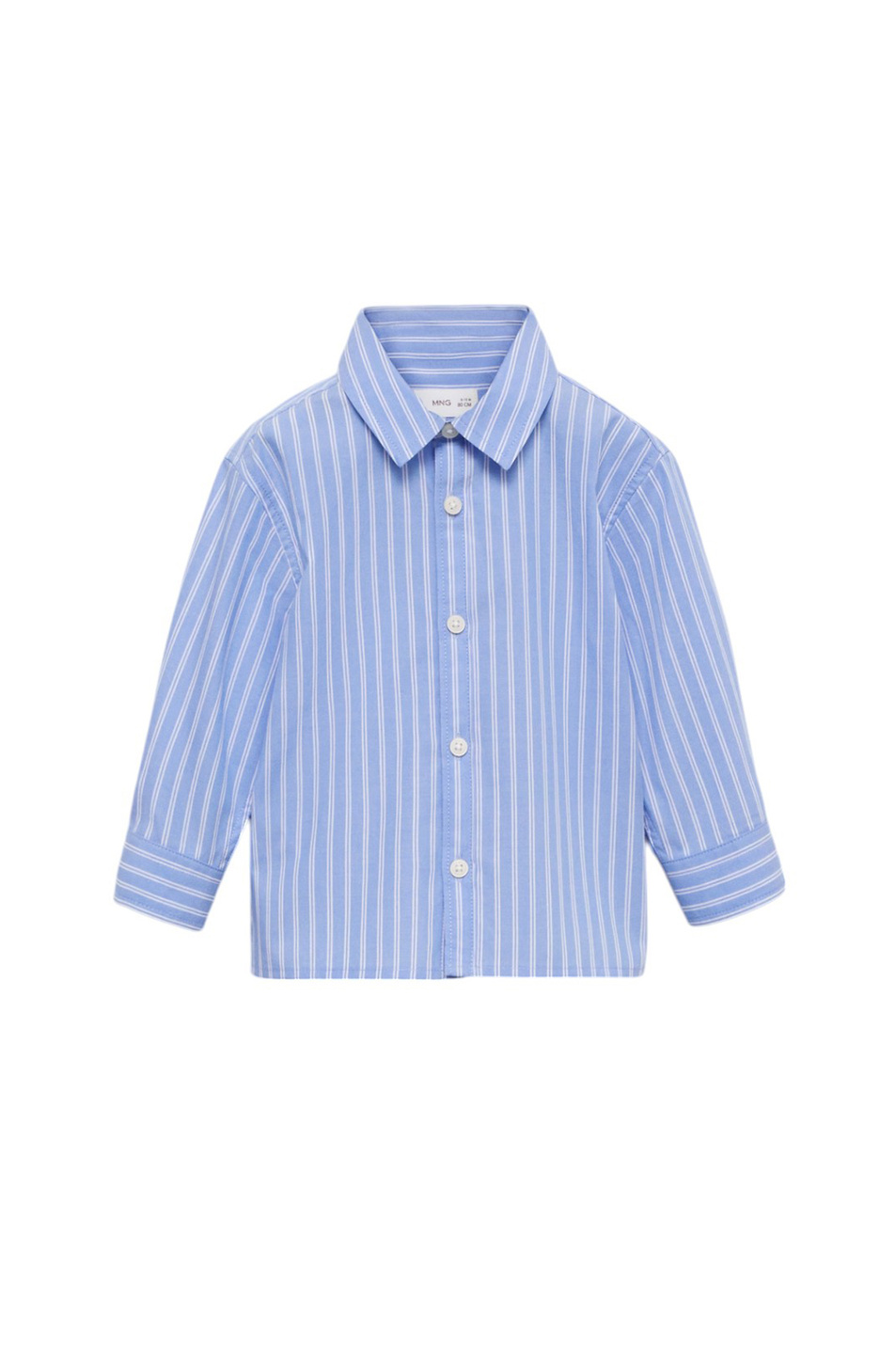 Мальчикам Mango Kids Рубашка CARLOSB в полоску (цвет ), артикул 87034792 | Фото 1
