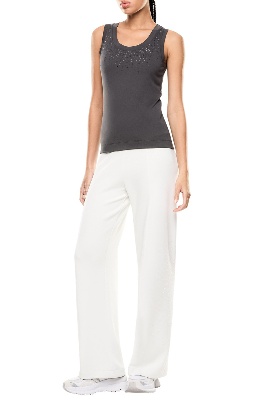 Женский EA7 Брюки трикотажные с эластичным поясом (цвет ), артикул 7W001017-AF24375 | Фото 2