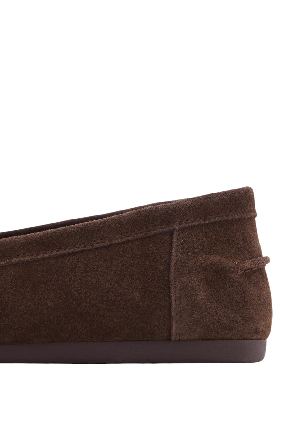 Мокасины ISO из натуральной замши|Основной цвет:Коричневый Женский Mango Мокасины ISO из натуральной замши (цвет ), артикул 17084429 | Фото 3