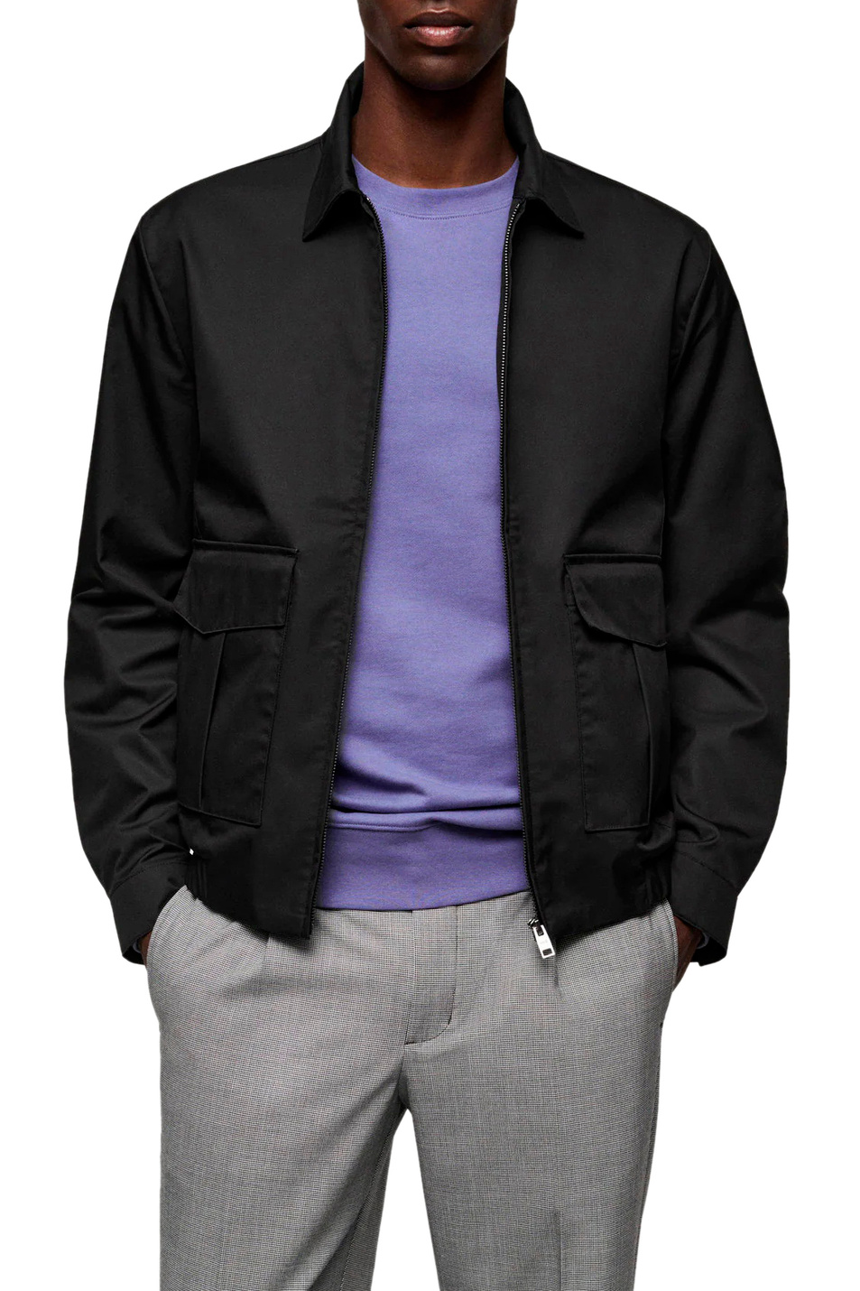 Мужской Mango Man Куртка CARLES с застежкой-молнией (цвет ), артикул 47004388 | Фото 3