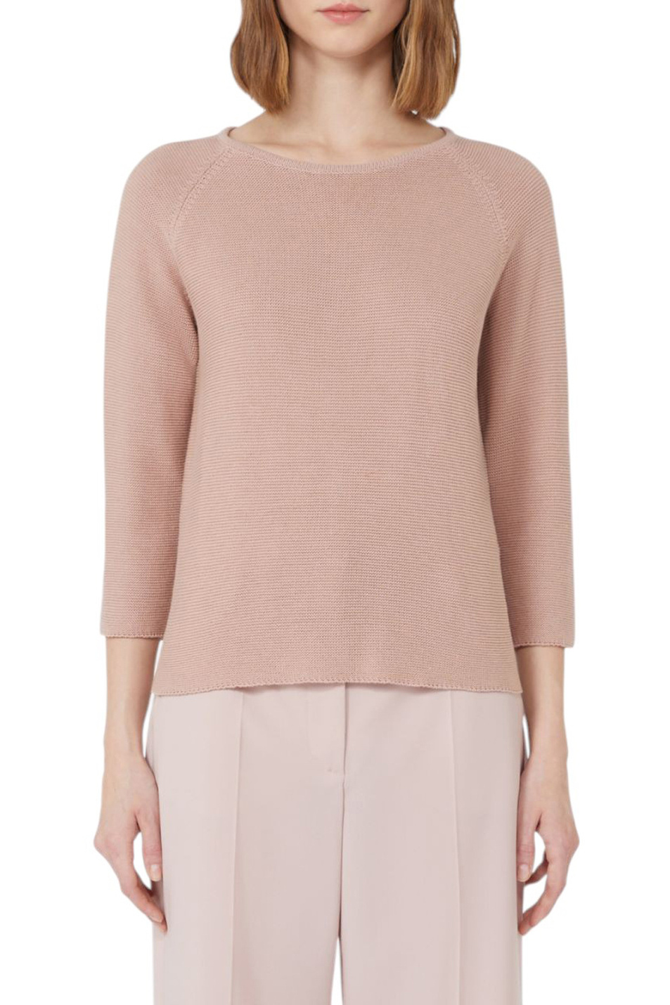 Женский Weekend Max Mara Джемпер ADDOTTO из хлопка (цвет ), артикул 2525366111 | Фото 3
