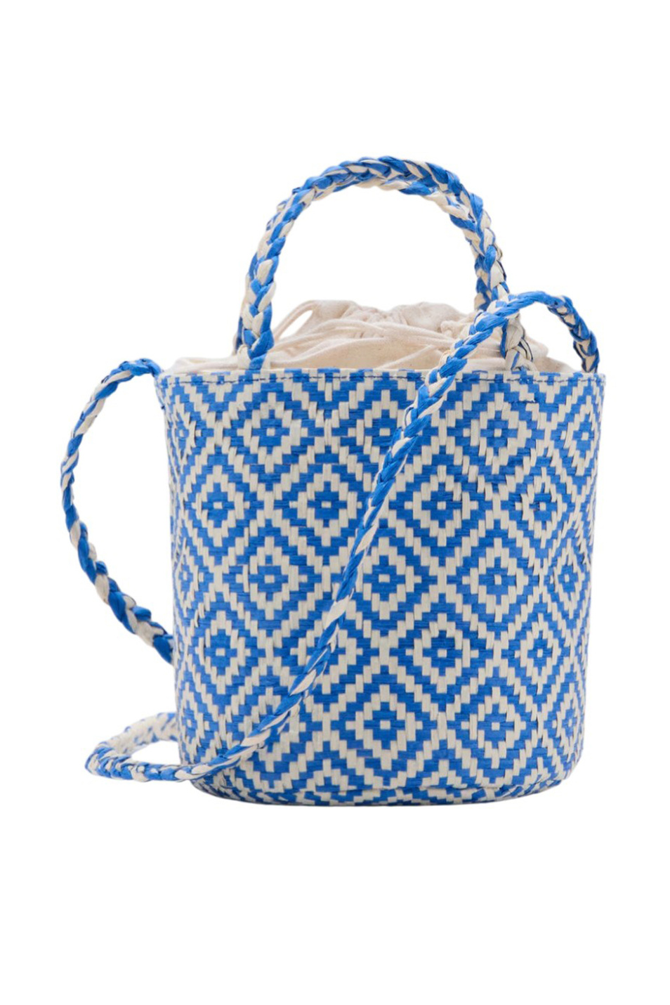 Девочкам Mango Kids Сумка ROMBUS плетеная (цвет ), артикул 27066720 | Фото 1