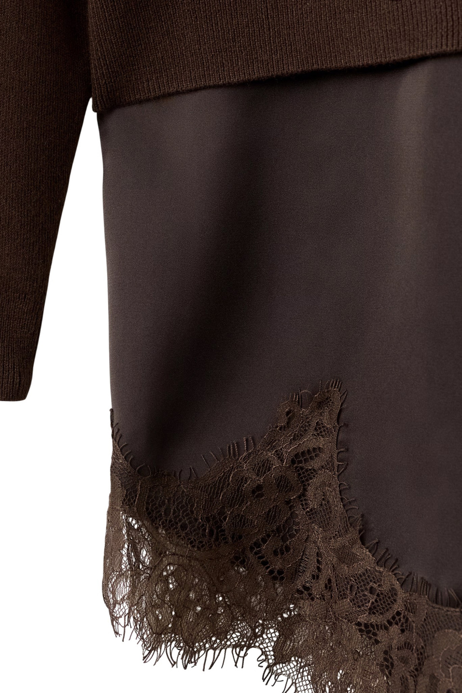 Женский Mango Джемпер NAT с кружевной отделкой (цвет ), артикул 27084092 | Фото 6