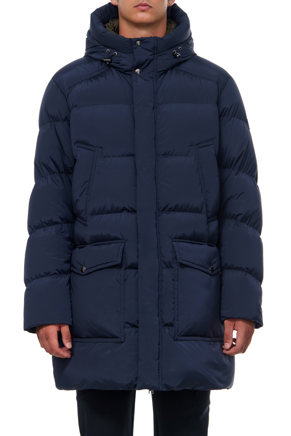 Мужской Woolrich Парка стеганая с капюшоном (цвет ), артикул CFWOOU0775MRUT3515 | Фото 1