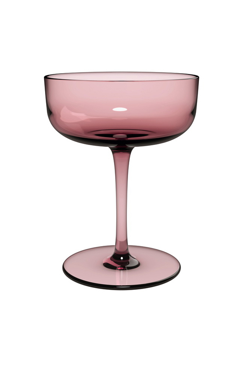 Набор бокалов для шампанского/десерта Like Grape, 2 шт.|Основной цвет:Бордовый|Артикул:19-5178-8210 | Фото 1