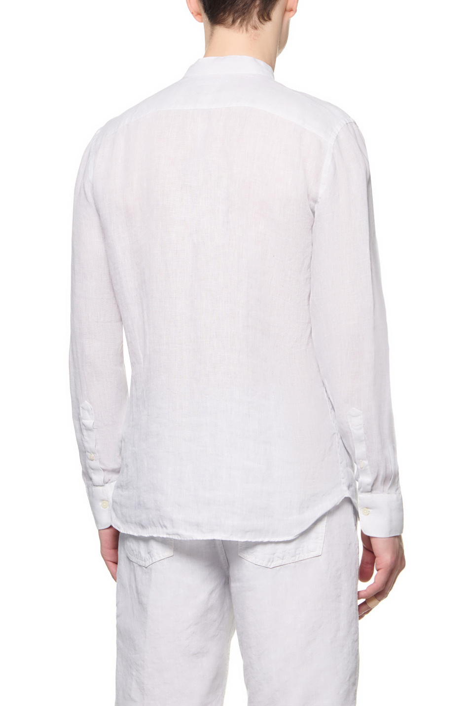 Мужской 120% Lino Рубашка из чистого льна (цвет ), артикул V0M11590000115S00 | Фото 4
