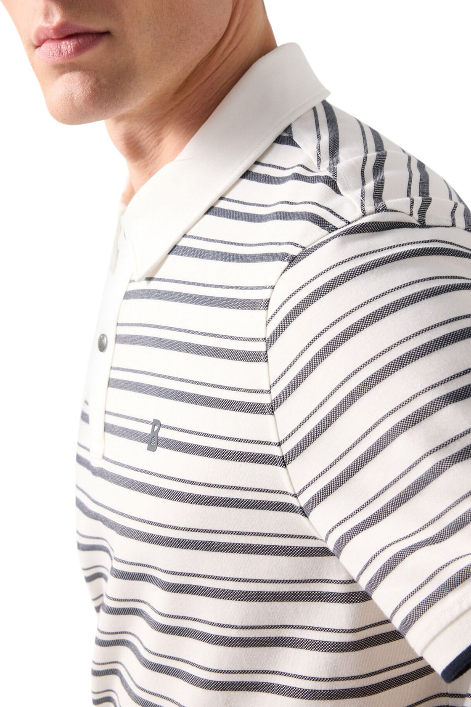 Мужской Bogner Поло TIMO-5F в полоску (цвет ), артикул 58158760 | Фото 5