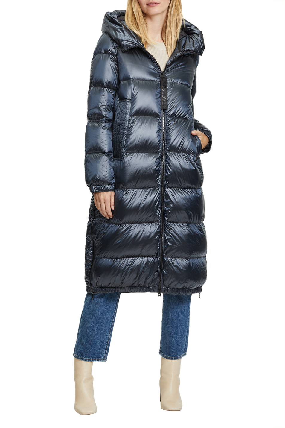 Betty Barclay Стеганое пальто с объемным капюшоном и пуховым наполнителем (цвет ), артикул 7360/1548 | Фото 4