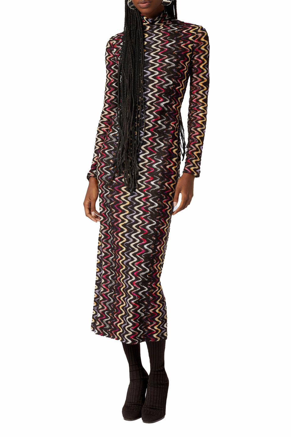 Женский Missoni Платье из смесовой шерсти с принтом (цвет ), артикул DS23WG30-BR00P3 | Фото 2