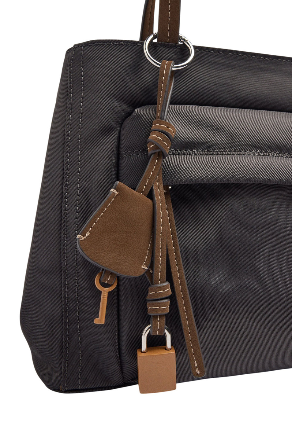 Женский Parfois Сумка-тоут нейлоновая с подвеской (цвет ), артикул 246529 | Фото 4