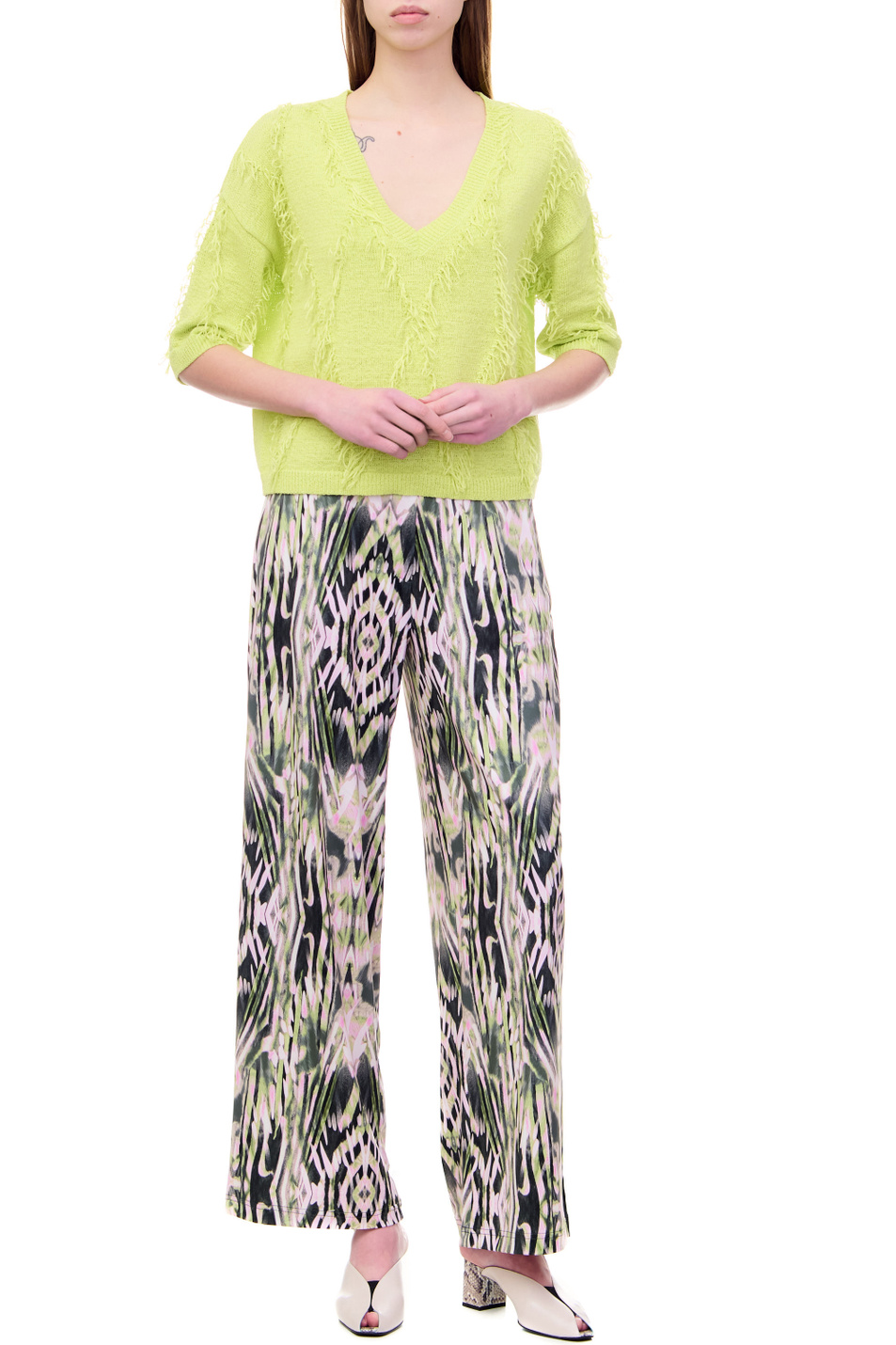 Женский Gerry Weber Брюки с принтом (цвет ), артикул 120245-35048 | Фото 3