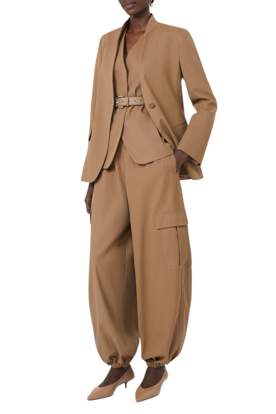 Женский Max Mara Пиджак SEGNALE из хлопка (цвет ), артикул 2521046081 | Фото 2
