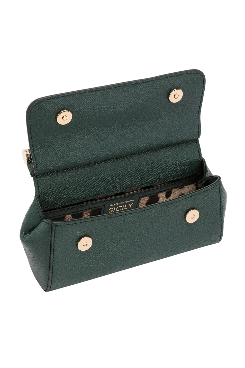 Женский Dolce & Gabbana Сумка Sicily из натуральной кожи (цвет ), артикул BB7116-B1001 | Фото 4