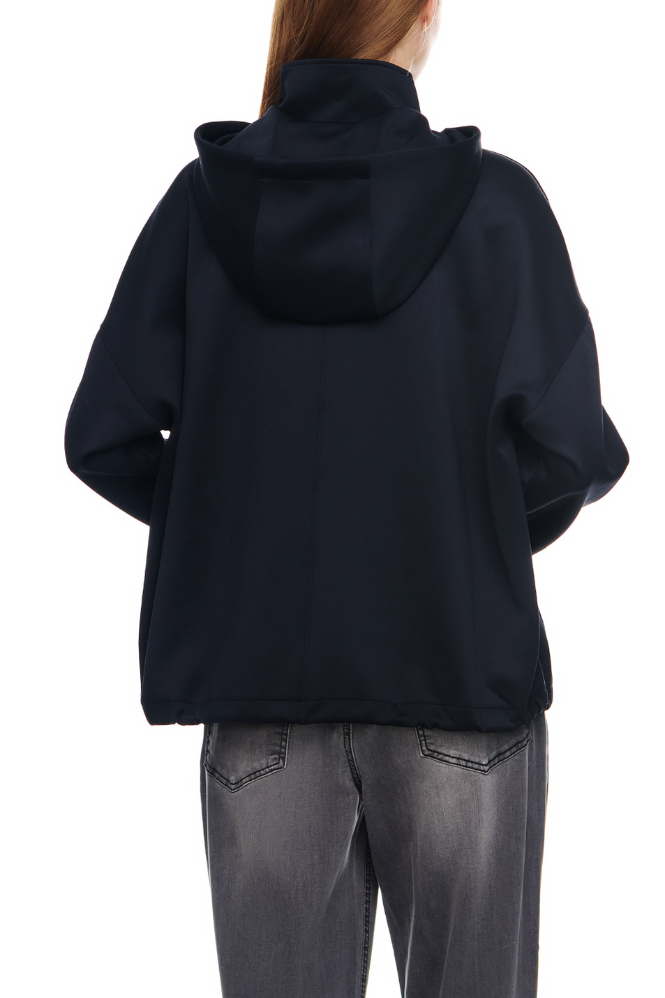 Женский Samoon Куртка на молнии с капюшоном на кулиске (цвет ), артикул 231004-26107 | Фото 6