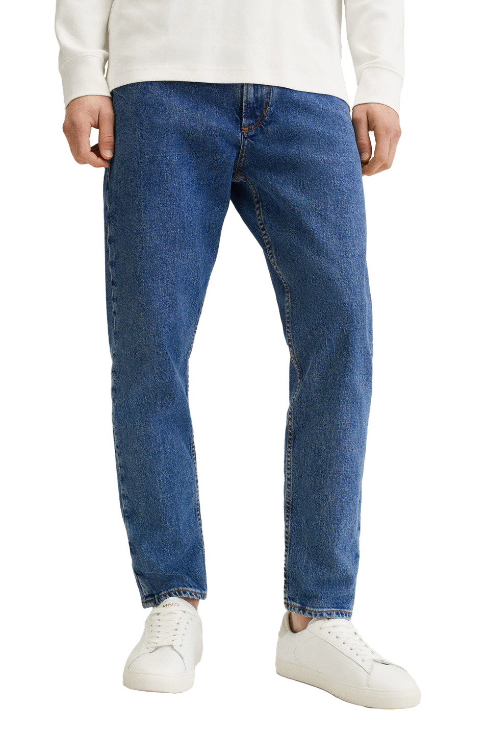 Мужской Mango Man Зауженные джинсы Ben (цвет ), артикул 27061120 | Фото 3