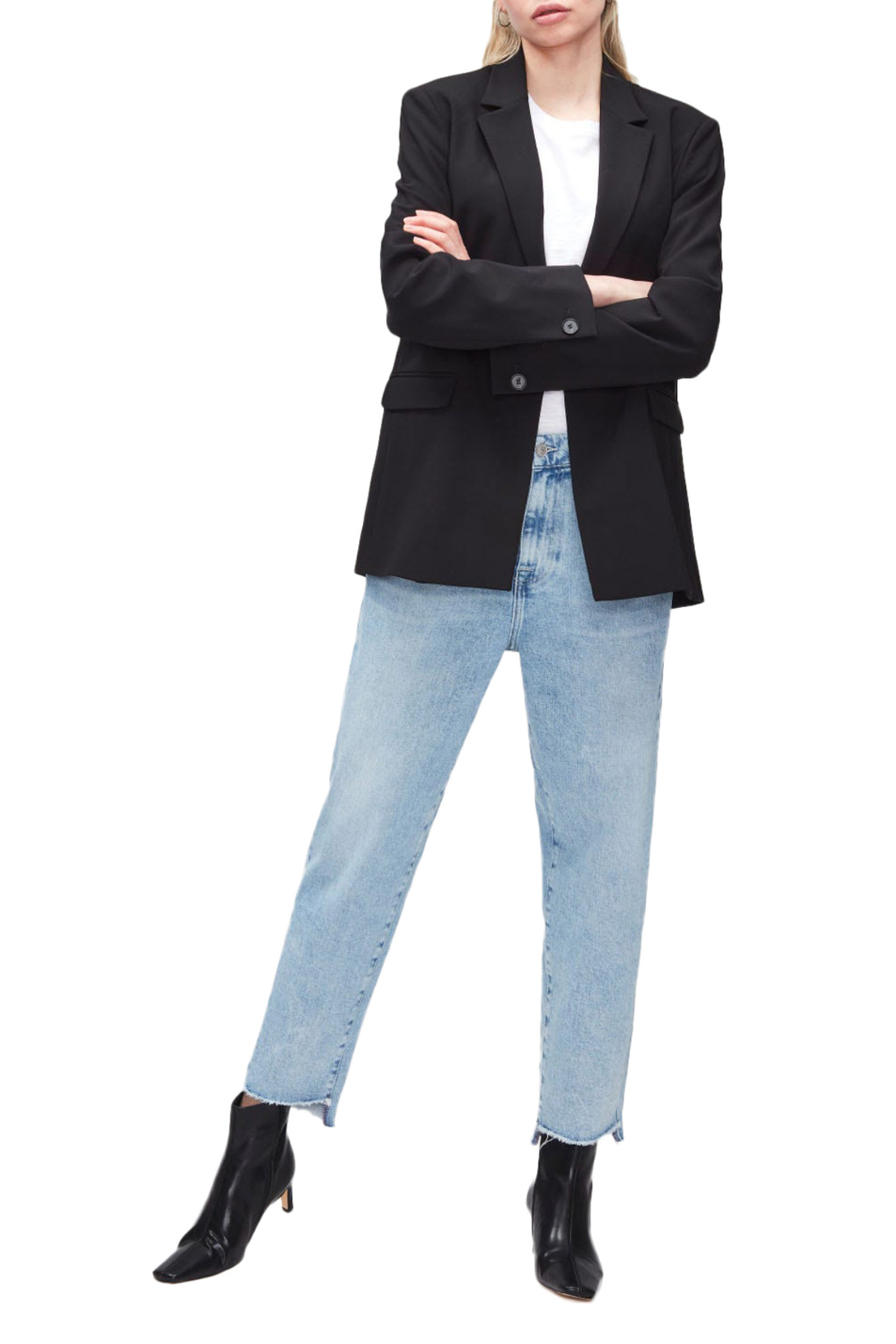 Женский 7 for all Mankind Джинсы DYLAN Looker из эластичного хлопка (цвет ), артикул JSDYB750LO | Фото 2