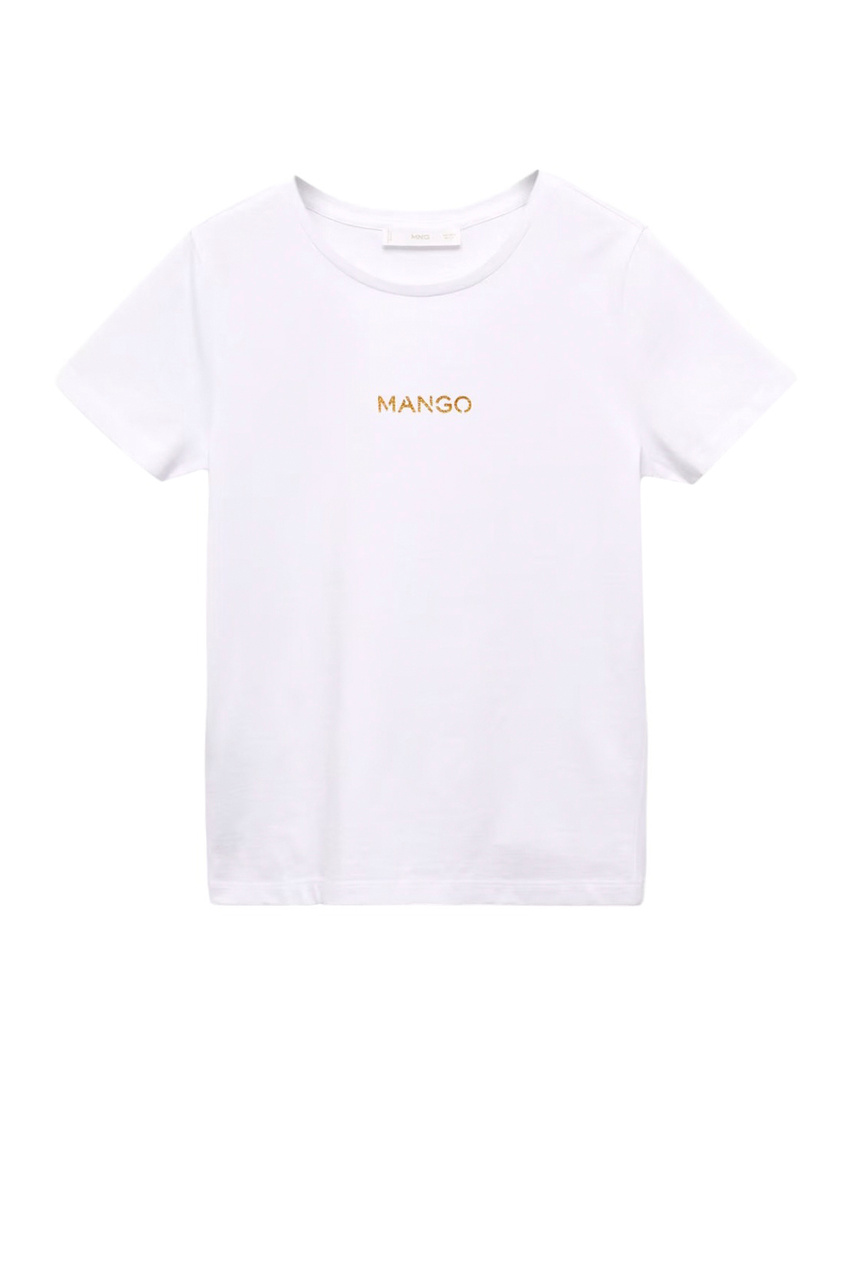 Футболка MANGOLOG-H с логотипом|Основной цвет:Белый|Артикул:67010426 | Фото 1