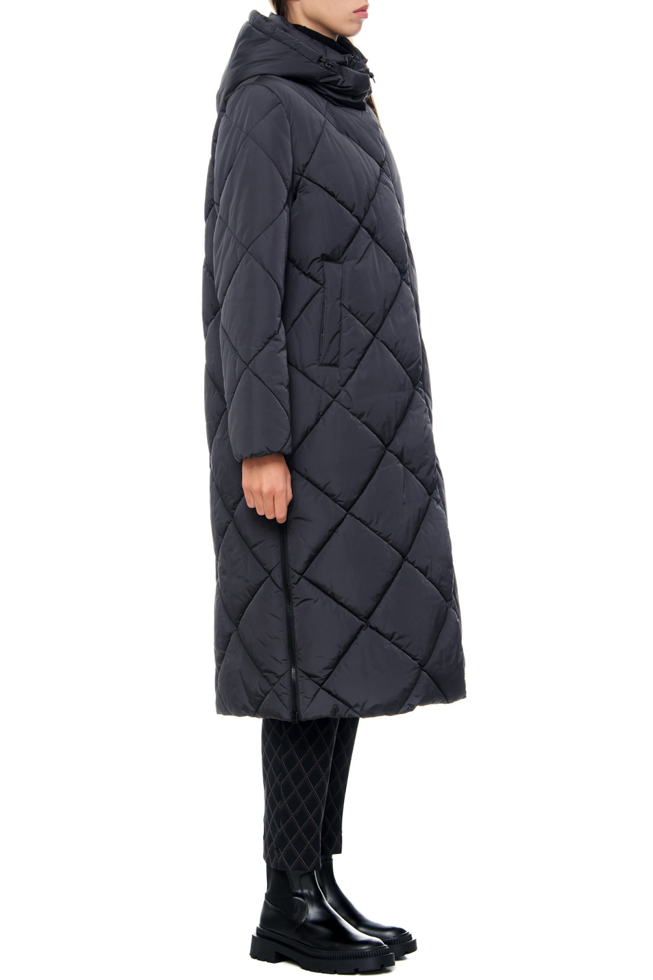 Gerry Weber Стеганое пальто с двойным воротником (цвет ), артикул 850241-31142 | Фото 5