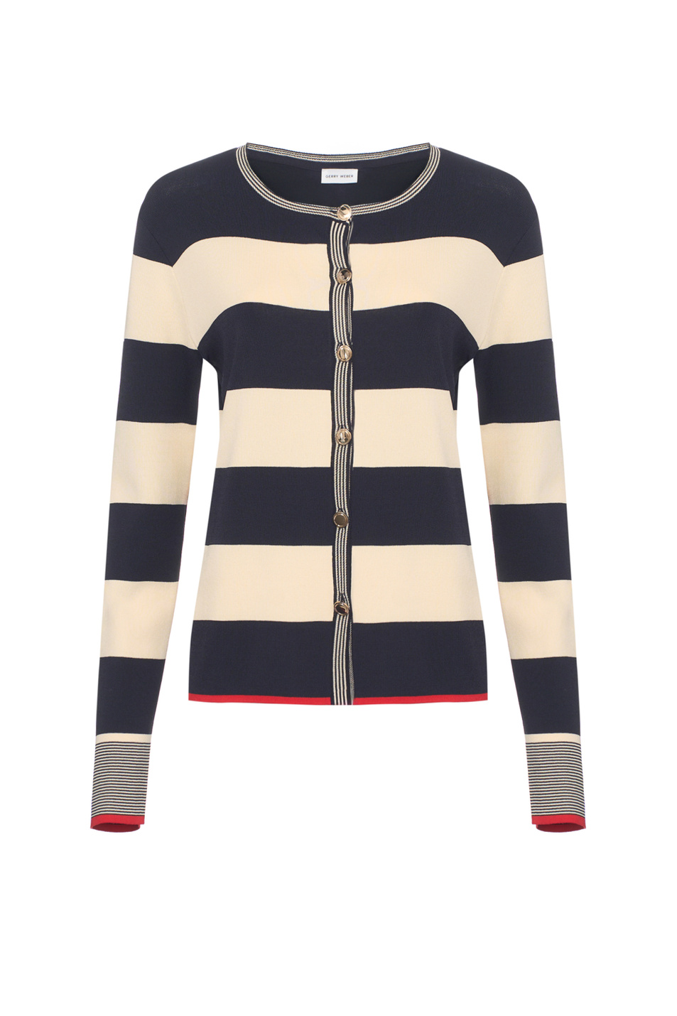 Женский Gerry Weber Кардиган в полоску (цвет ), артикул N64822 | Фото 1