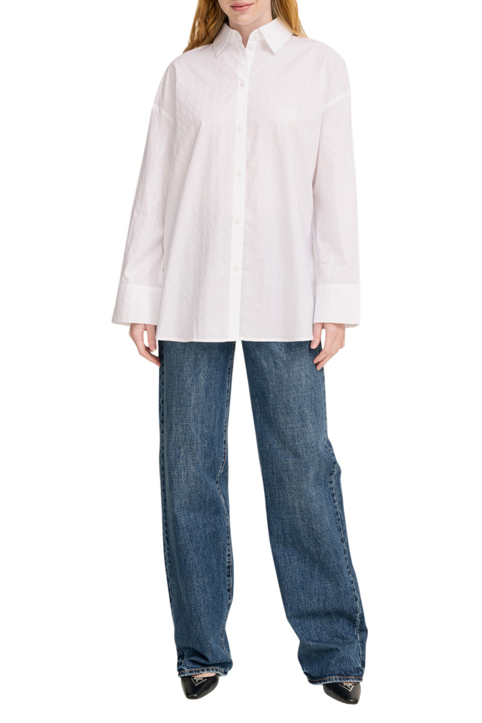 Женский Armani Exchange Рубашка из хлопка (цвет ), артикул XW001424-AF16631 | Фото 2