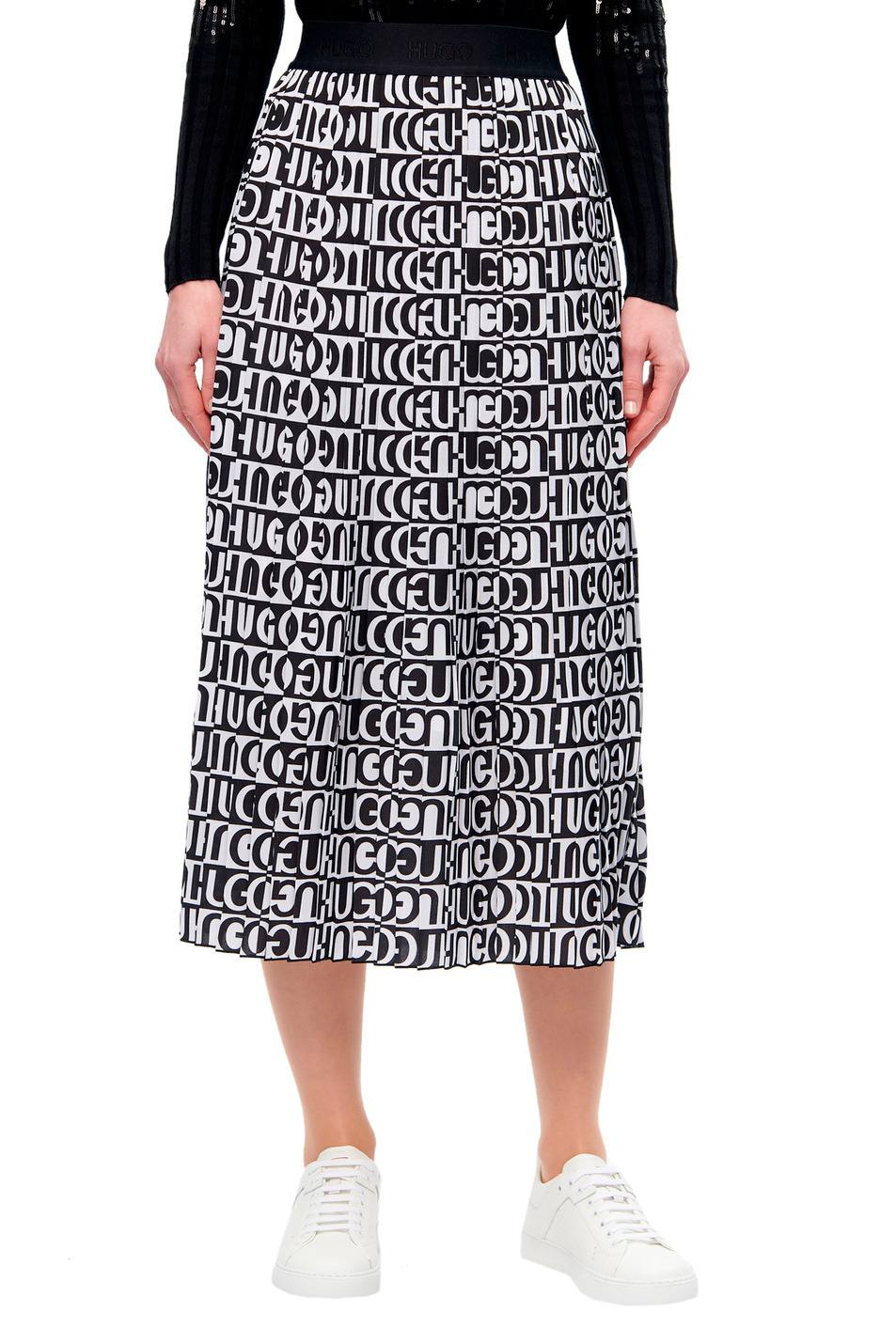 Женский HUGO Плиссированная юбка Ralissy с принтом (цвет ), артикул 50440602 | Фото 1