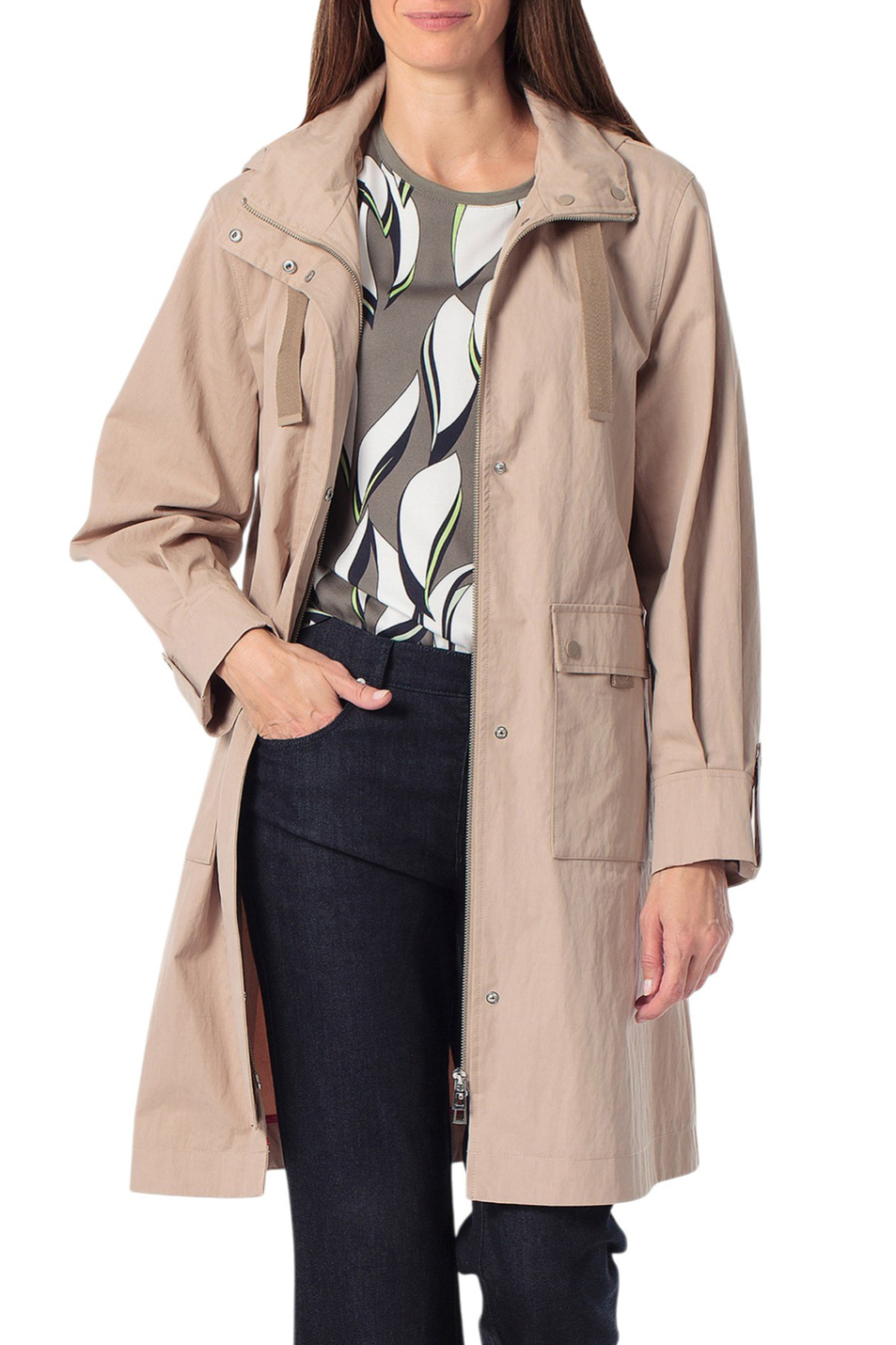 Женский Gerry Weber Плащ однотонный (цвет ), артикул N68104 | Фото 4