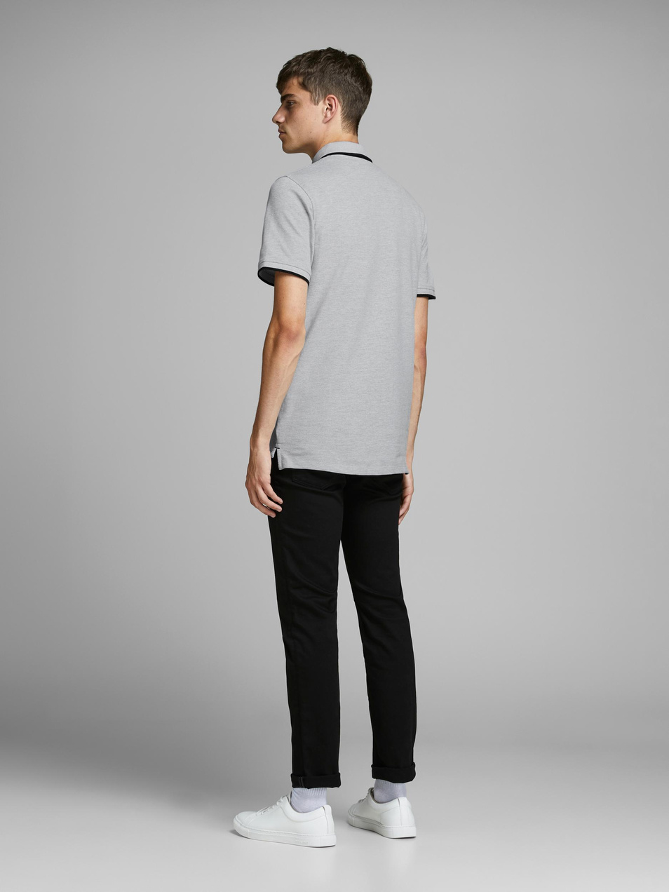 Мужской Jack & Jones Футболка поло из хлопка (цвет ), артикул 12136668 | Фото 5