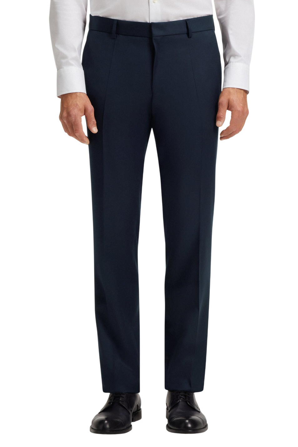Мужской BOSS Брюки из натуральной шерсти с логотипированной тесьмой (цвет ), артикул 50469174 | Фото 3