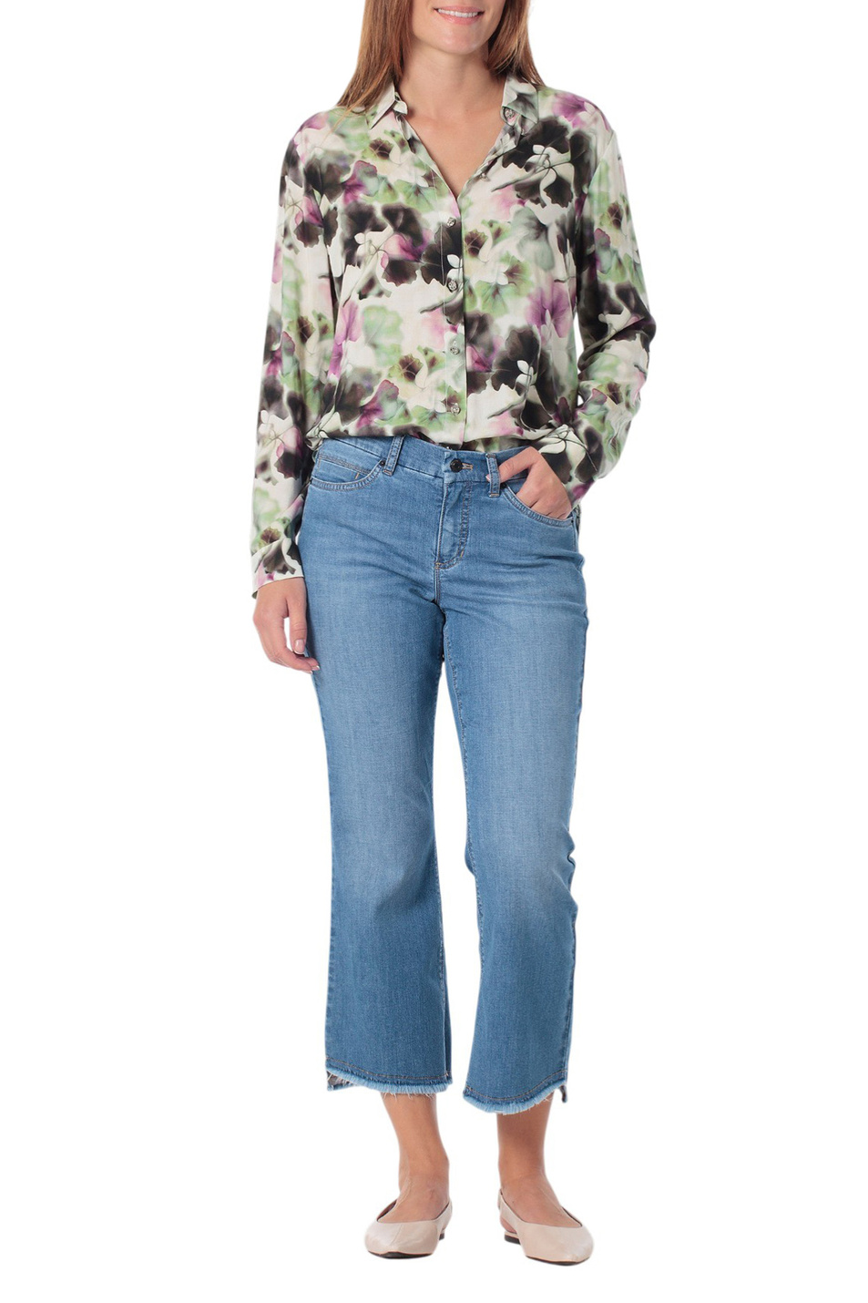 Женский Gerry Weber Джинсы укороченные (цвет ), артикул N67123 | Фото 3