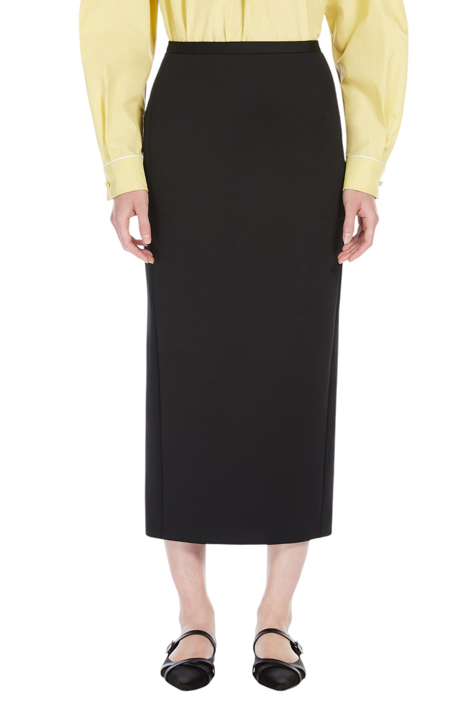 Женский Max Mara Юбка CHARME однотонная (цвет ), артикул 2511771012 | Фото 3