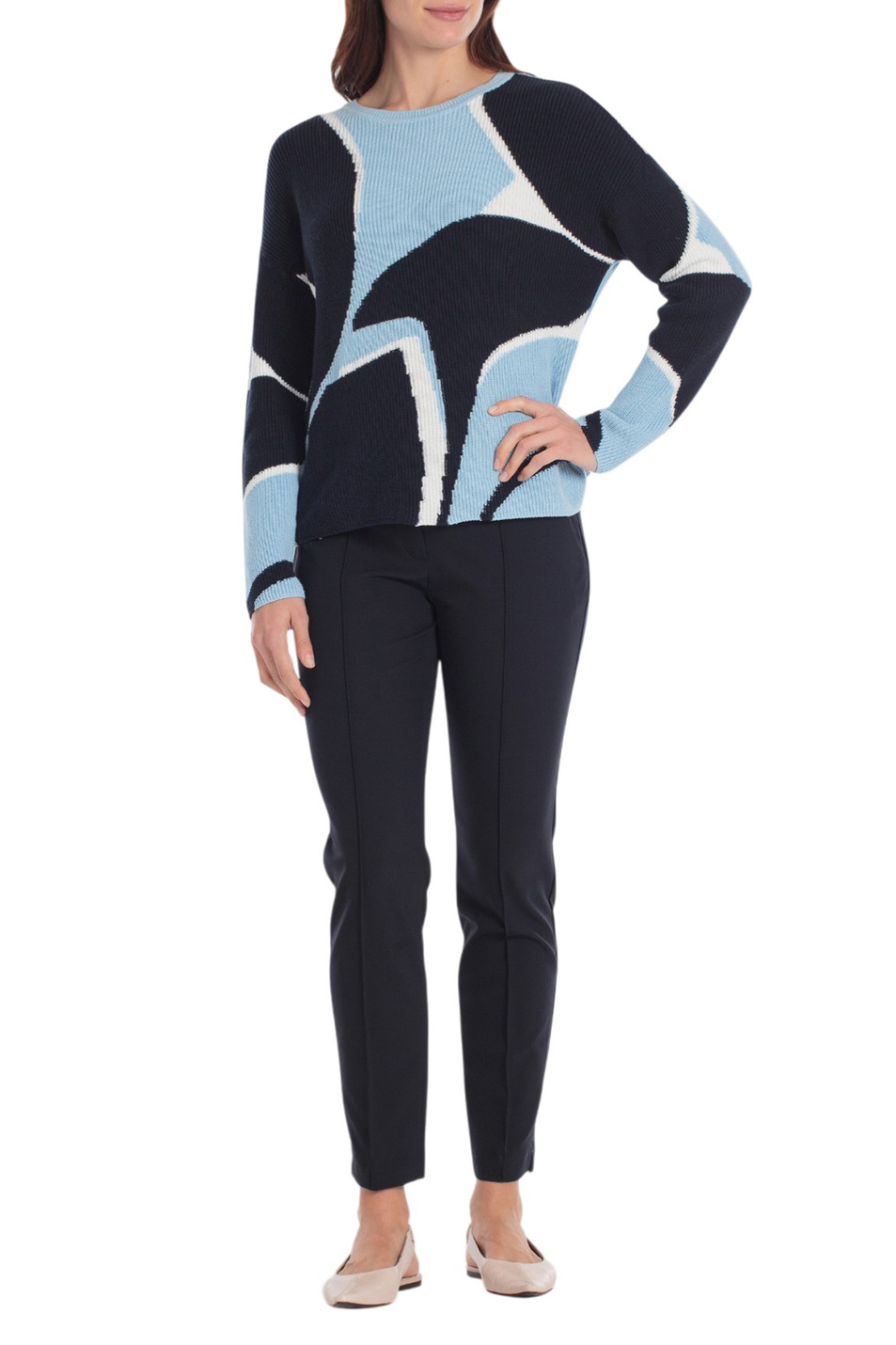 Женский Gerry Weber Джемпер с принтом (цвет ), артикул N66032 | Фото 3