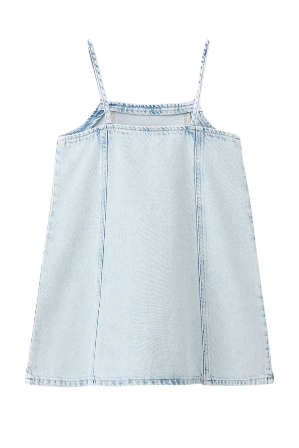 Платье джинсовое BLUE|Основной цвет:Голубой Девочкам Mango Kids Платье джинсовое BLUE (цвет ), артикул 27067922 | Фото 2