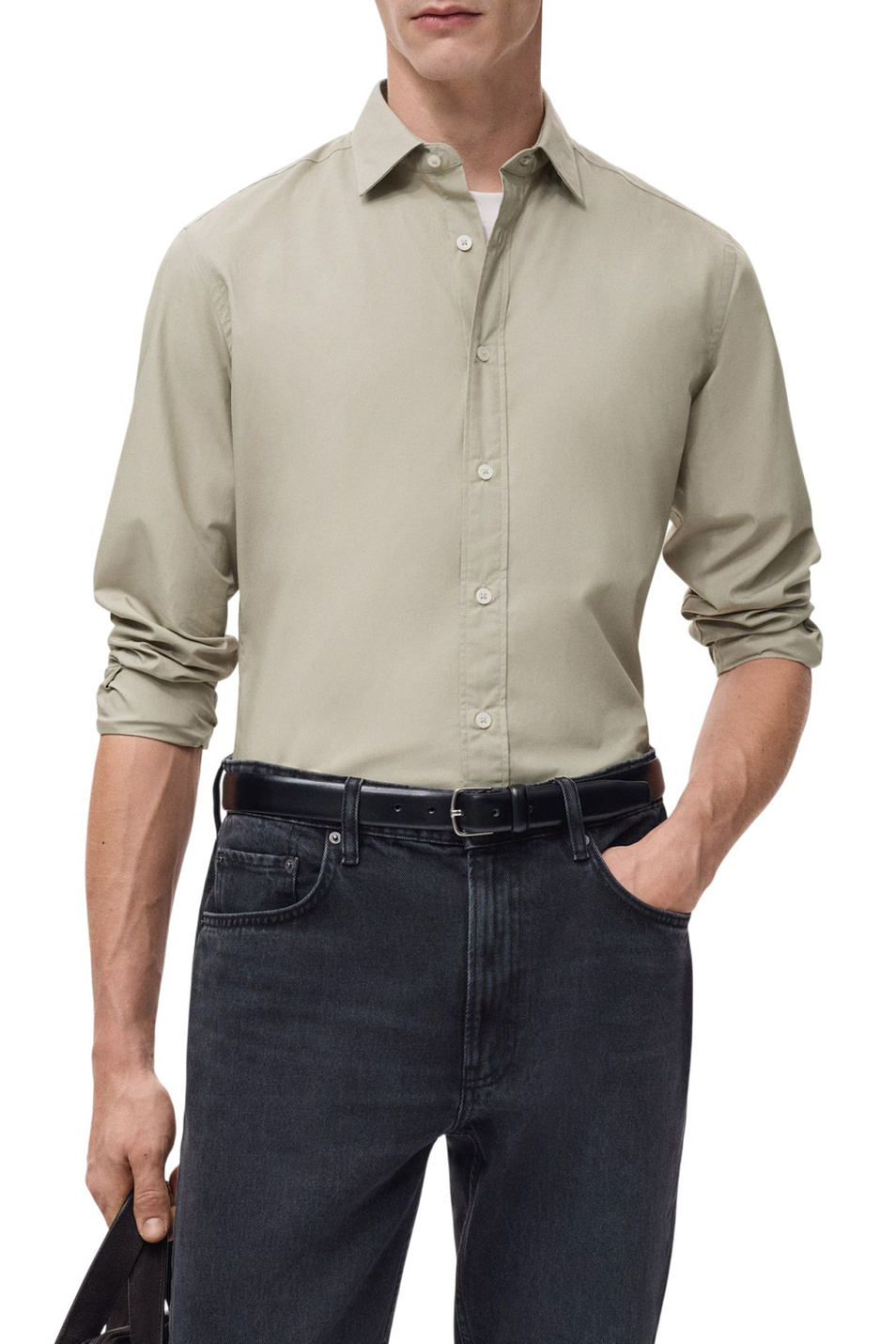 Мужской Mango Man Рубашка PLAY из хлопка (цвет ), артикул 27091290 | Фото 3