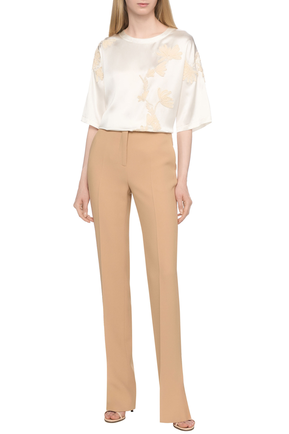 Женский ERMANNO SCERVINO Блузка из вискозы (цвет ), артикул D462L741ZIF | Фото 3