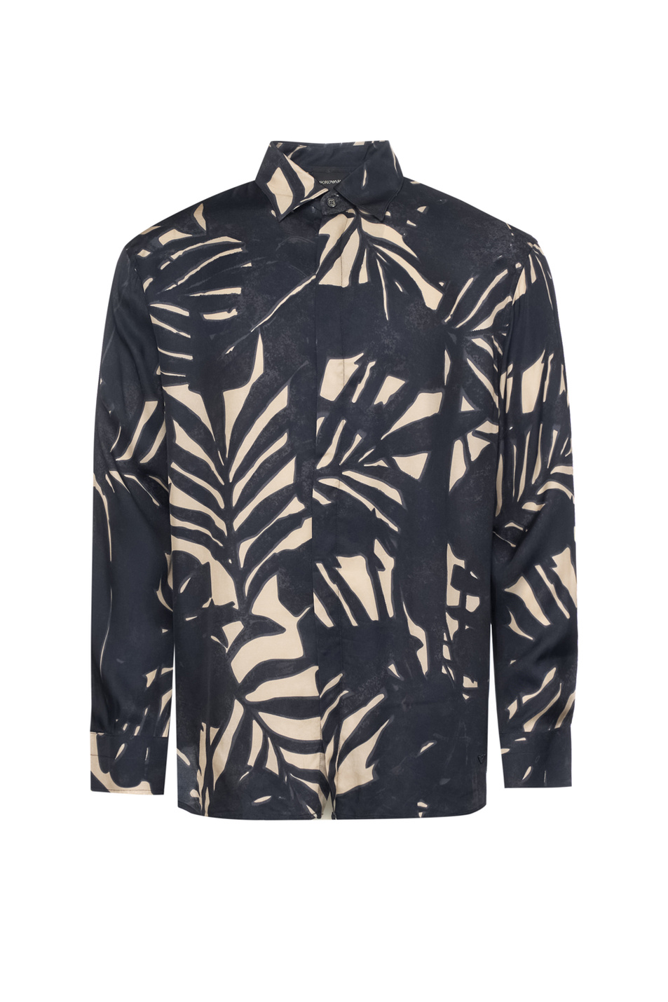 Рубашка с цветочным принтом|Основной цвет:Разноцветный Мужской Emporio Armani Рубашка с цветочным принтом (цвет ), артикул EM005762-AF13285 | Фото 1