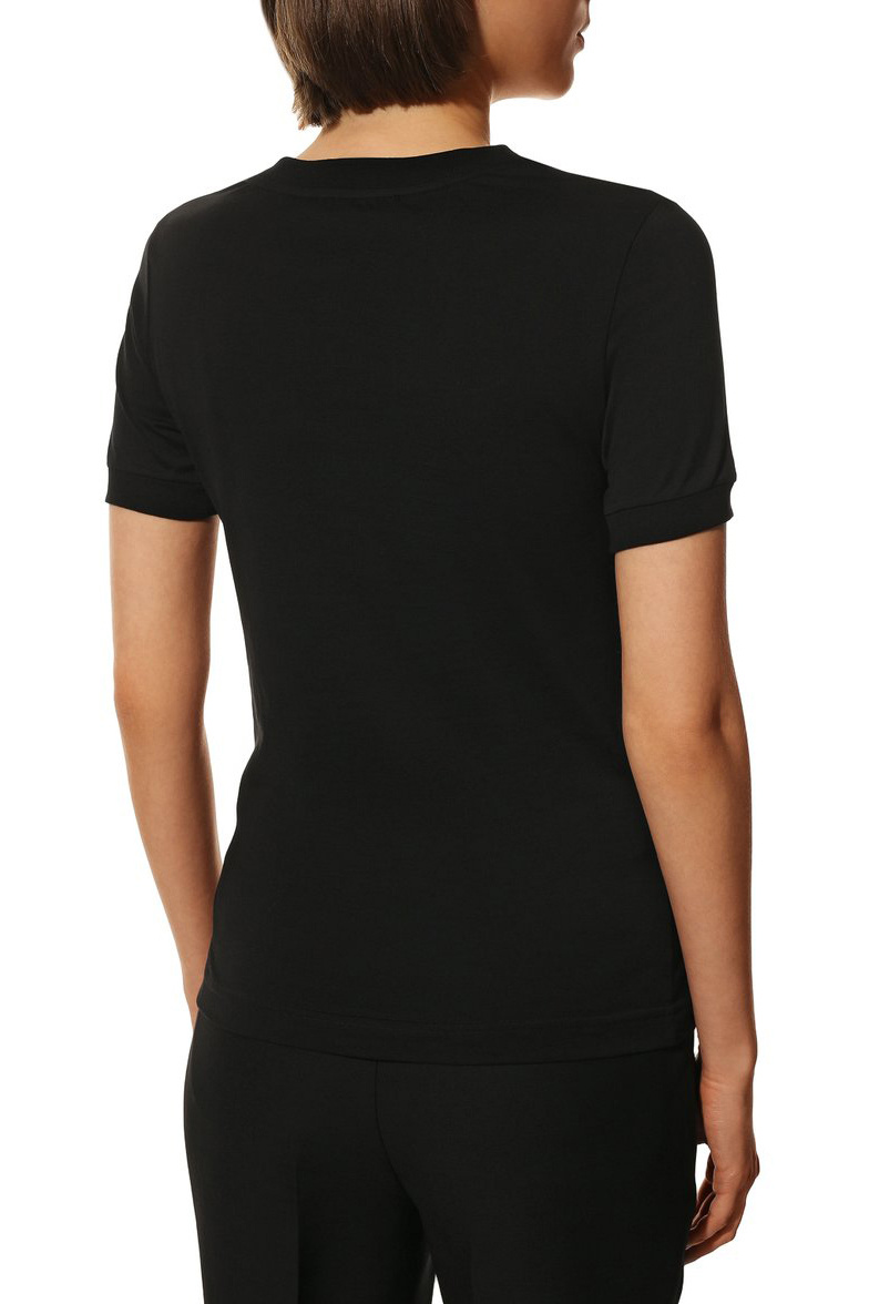 Женский Dolce & Gabbana Футболка из хлопка (цвет ), артикул F8N08Z-G7B3U | Фото 4