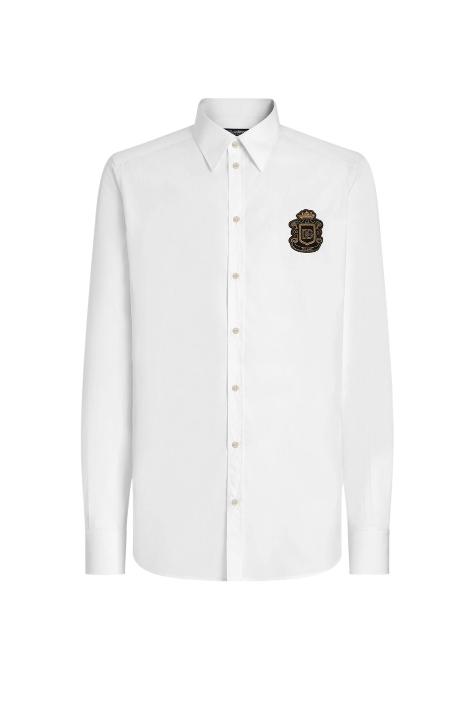 Рубашка из хлопка|Основной цвет:Белый Мужской Dolce & Gabbana Рубашка из хлопка (цвет ), артикул G5ML1Z-GK278 | Фото 1