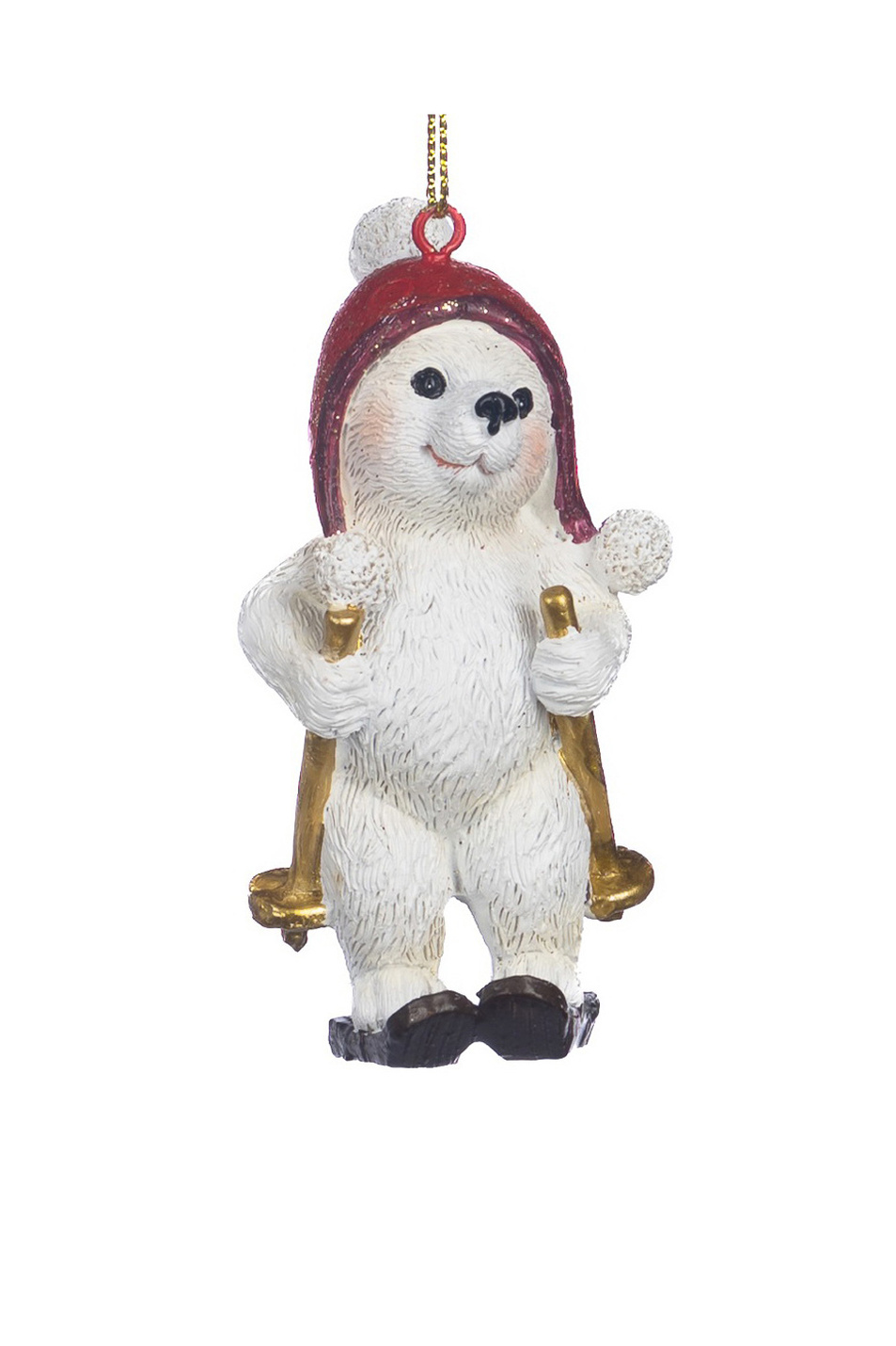 Не имеет пола Goodwill Елочная игрушка "Медведь на лыжах", 8,5 см (цвет ), артикул MC 38207_2 | Фото 1