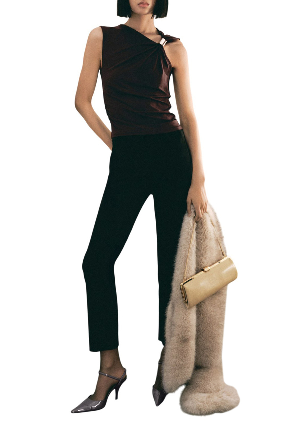 Женский Mango Топ XJEWEL с металлической деталью (цвет ), артикул 17017795 | Фото 2